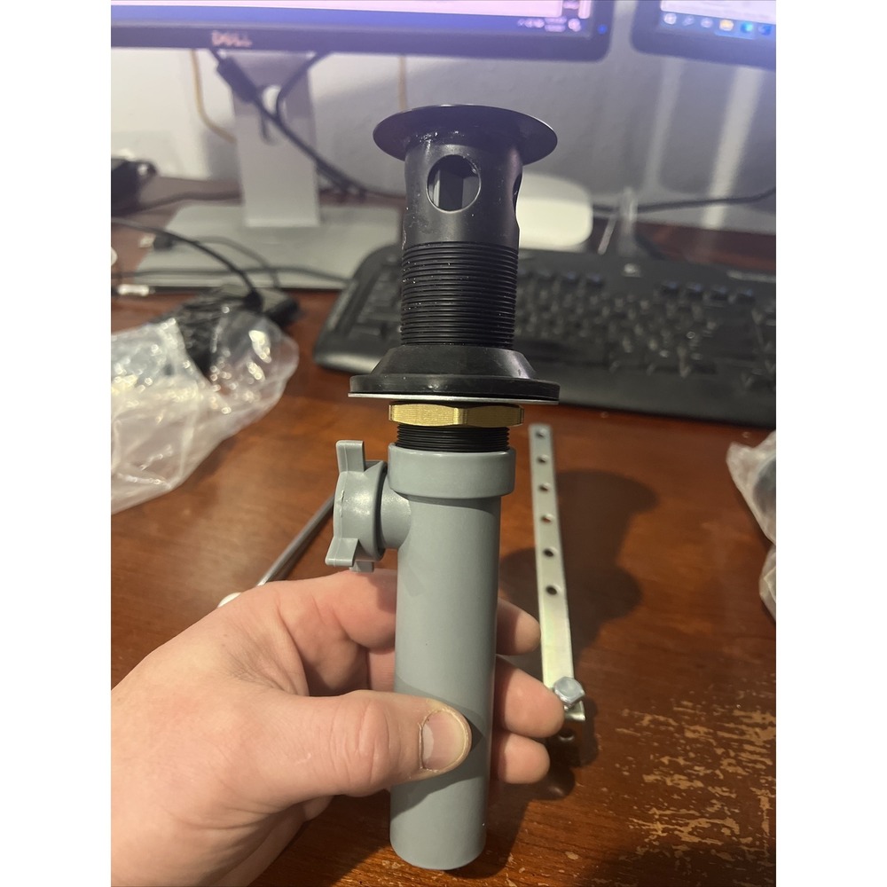 Peerless Drain P1519LF-BL Matte Black Over Flow Drain Only‎ Read
